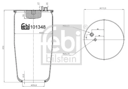 Bellow, air suspension
