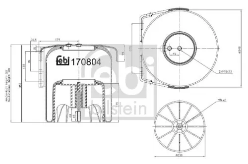 Bellow, air suspension