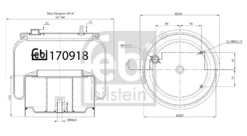 Bellow, air suspension