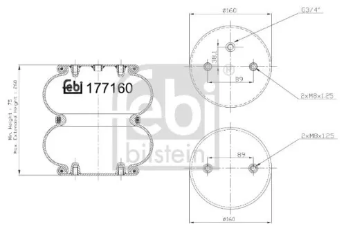 Bellow, air suspension