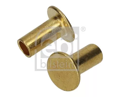 Rivet, drum brake lining