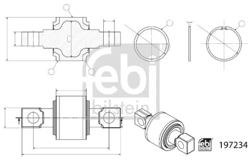 Repair Kit, guide strut