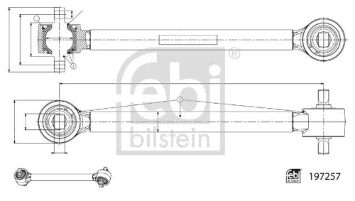 Control/Trailing Arm, wheel suspension